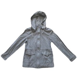 Motion‎ hooded lightweight spring jacket with cinch waist